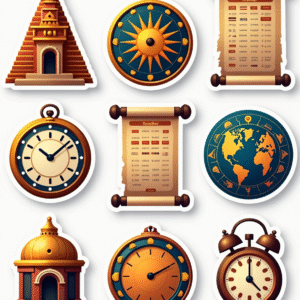 Time & Calendar - Sticker Sheet v7